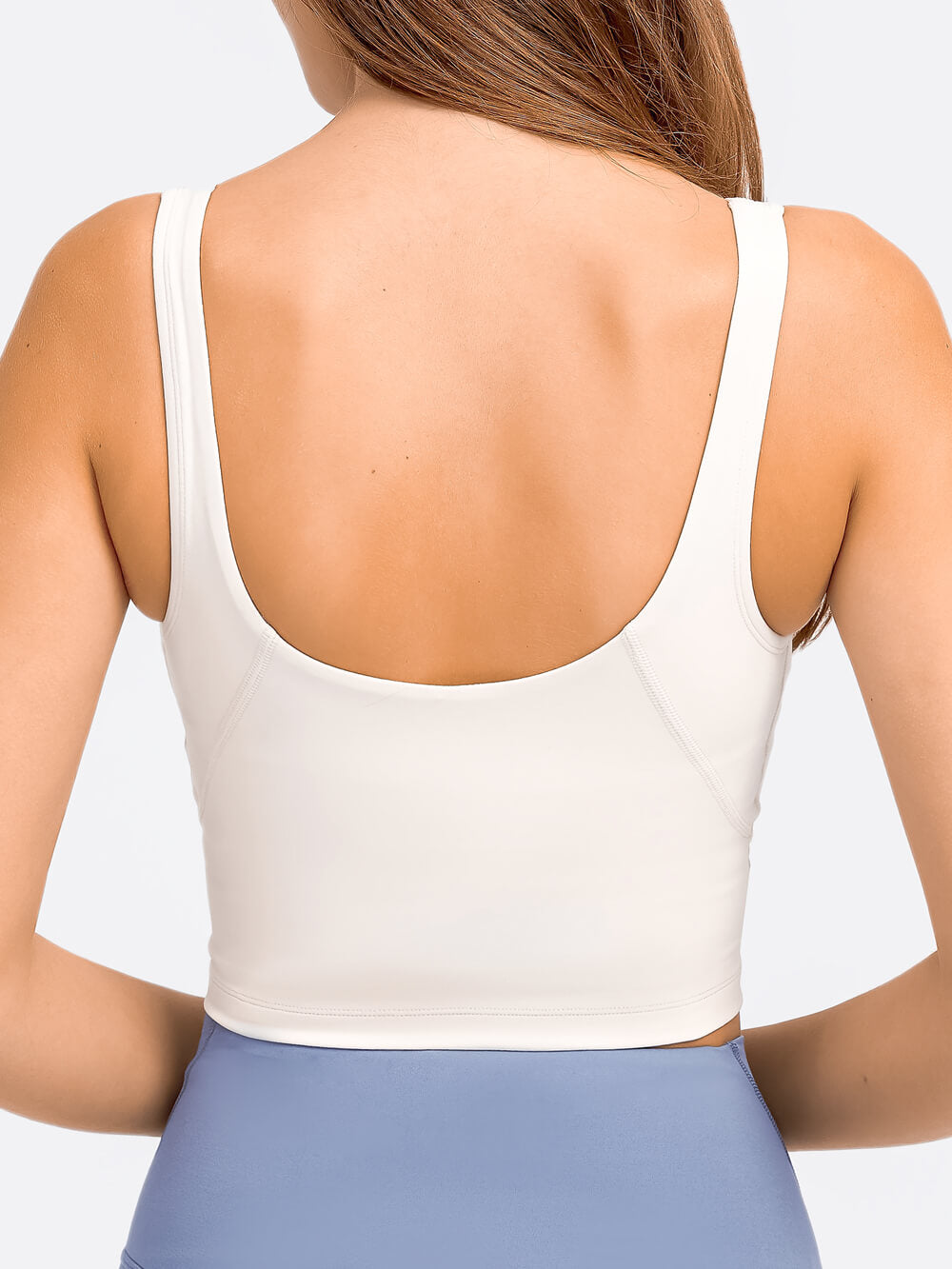 XUETON High Impact Sports Bras for Women Full Cup Racerback Bra Workout  Crop Tops for Yoga Gym Workout Fitness Plus Size(Beige,Small) at   Women's Clothing store