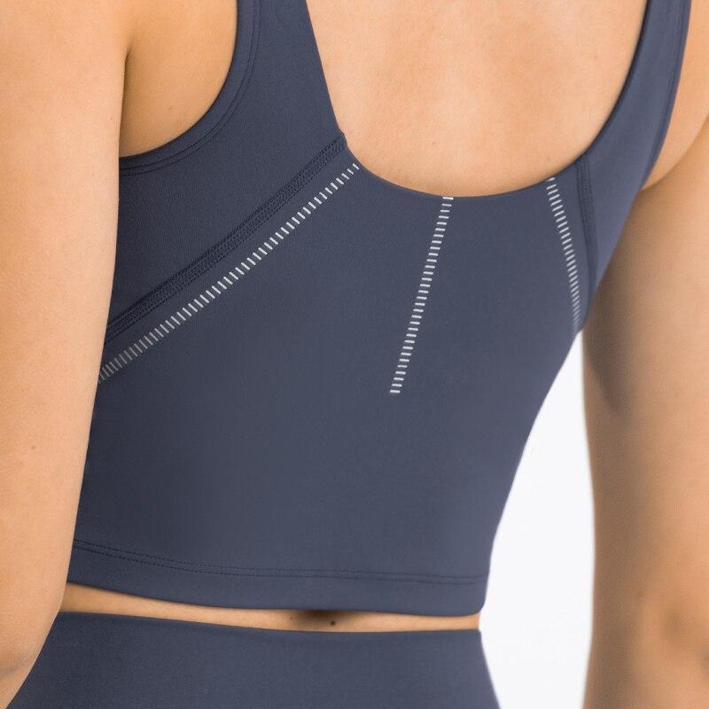 MOVINOW Longline Sports Bra for Women Crop Workout Tank Tops for Women  Padded Sports Bras Yoga Running Athletic : : Clothing, Shoes 