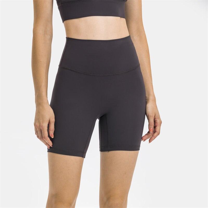 Abonlen Women Scrunch Seamless 2 Piece Workout Shorts High Waisted Yoga Shorts  Gym Running Athletic Biker Shorts (Small, Black-Blue) at  Women's  Clothing store
