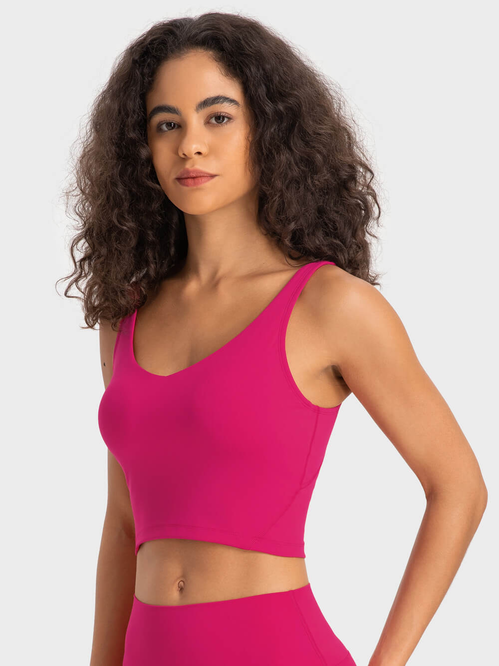 Active Trend Cropped Tank Sports Bra – 2PMStyle